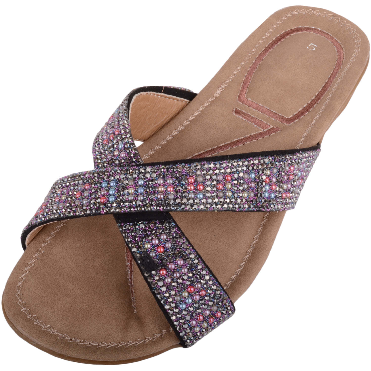 diamante mules uk