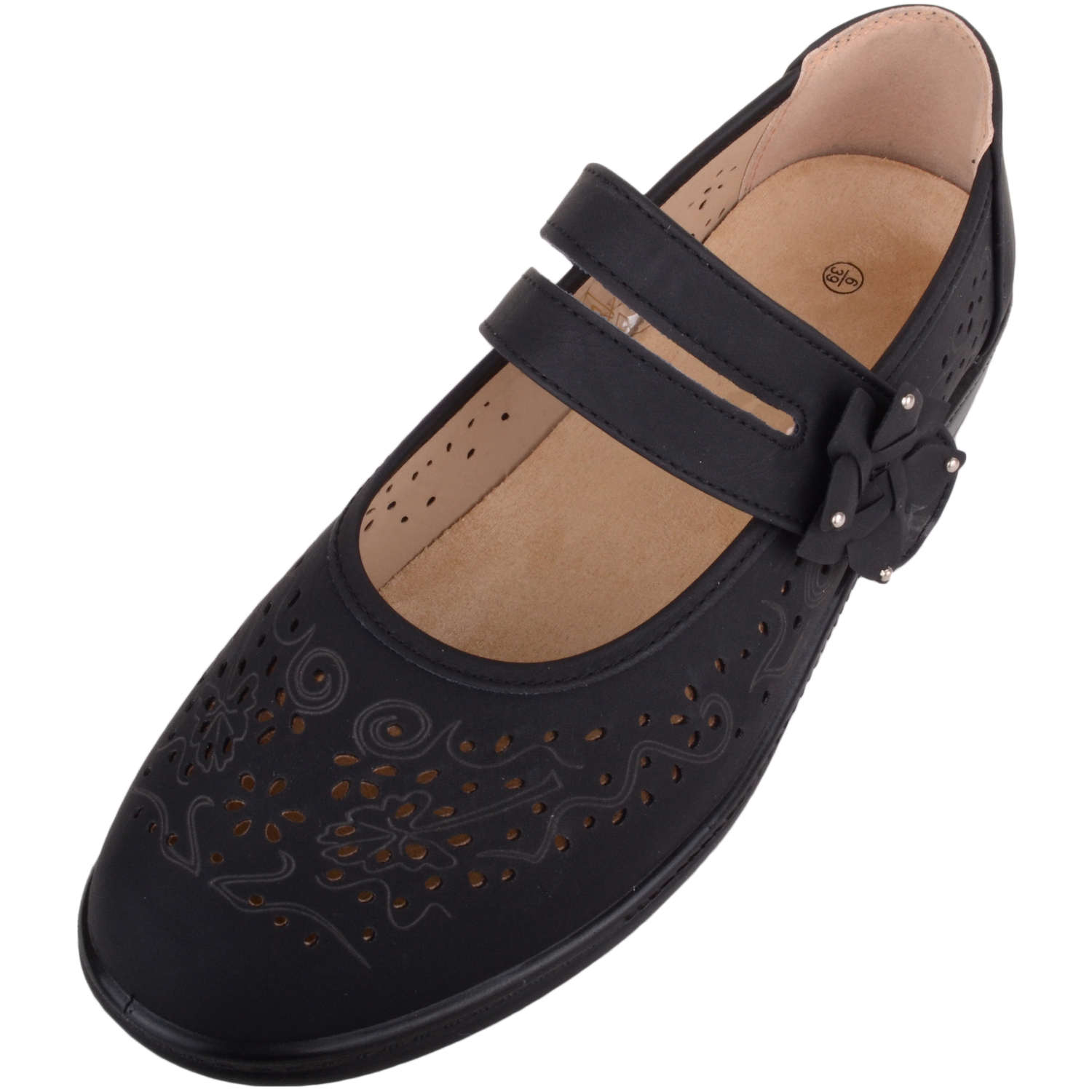 ladies wide fit leather shoes uk