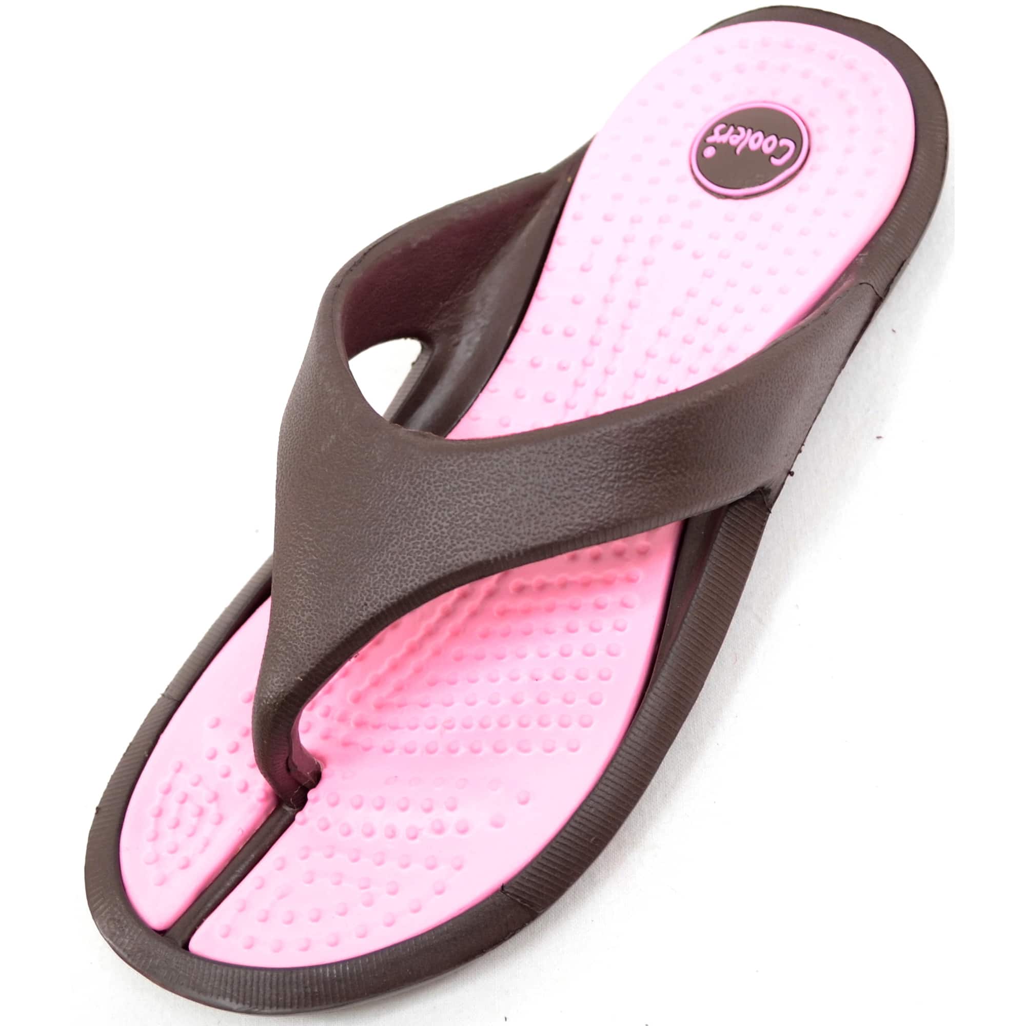 Women's Light Weight Rubber Summer Flip Flops / Sandals - Absolute