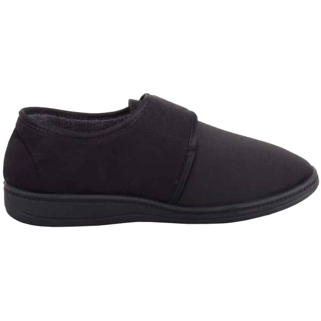 Mens Gents Smooth Lycra Easy Slip On Wide Fitting Touch and Close ...